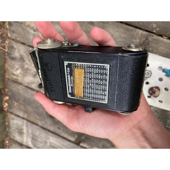 Balda Jubilette Vintage 1938 Folding Camera with 5cm f/2.9 Lens With OG Case - Picture 9 of 16